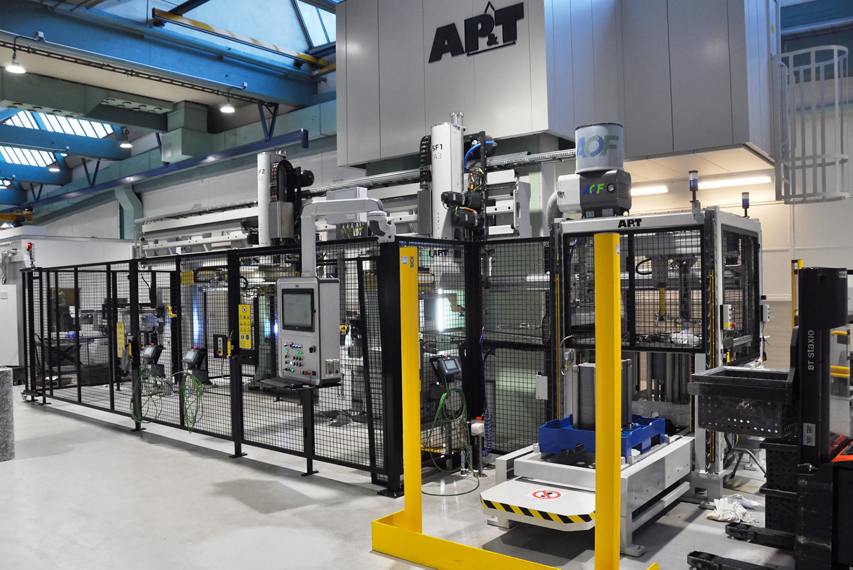 AP&T-Produktionsanlagen bei Nkc Sweden, Foto 1.