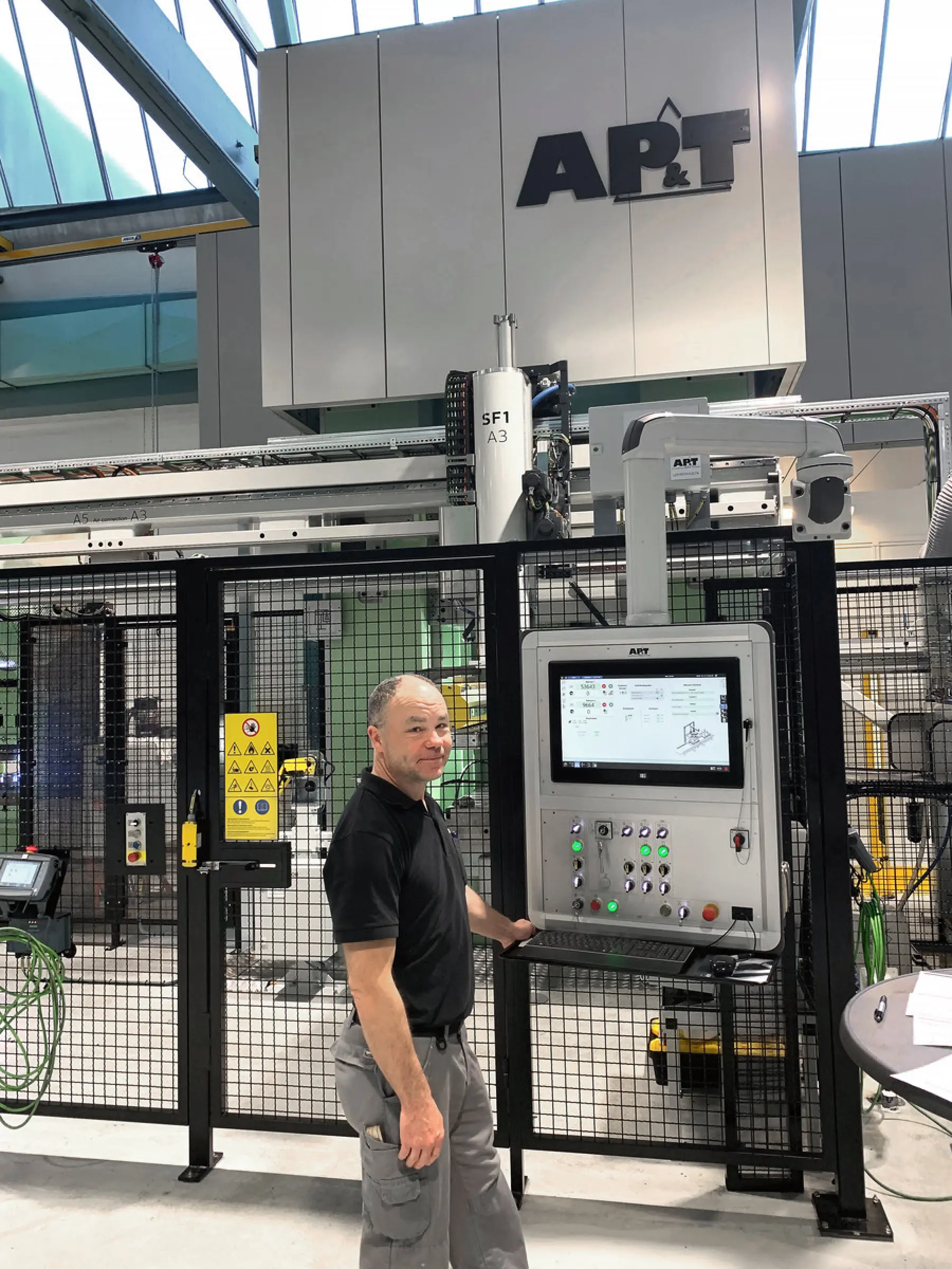 AP&T-Produktionsanlagen bei Nkc Sweden, Foto 3.