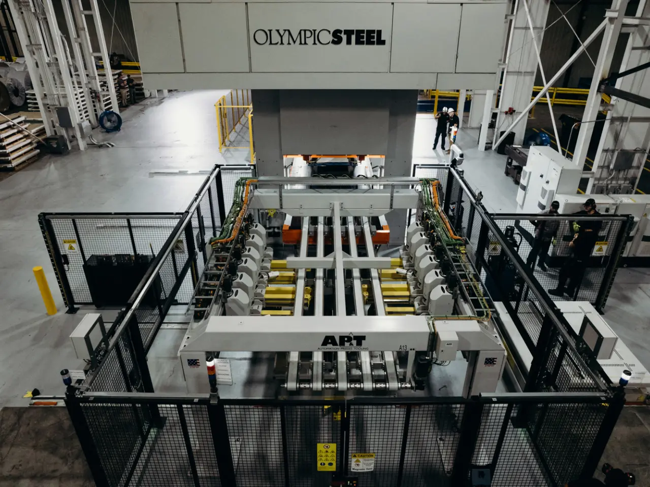 AP&T-Produktionsanlagen bei Olympic Steel, Foto 1.