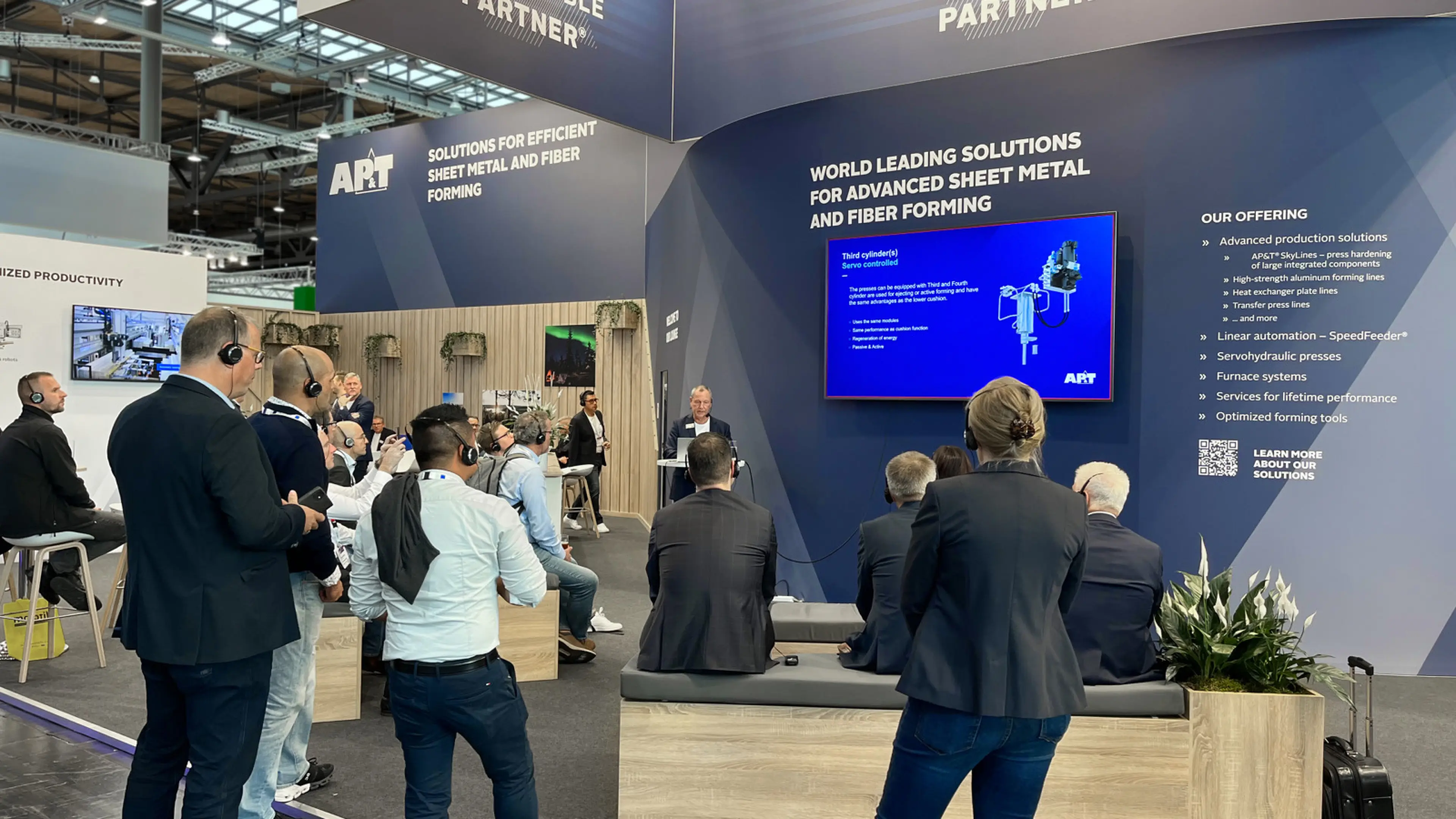 Automatisiertes Produktionslinien-Rendering von AP&T: Euroblech 2024 Step gestartet, Foto 2.