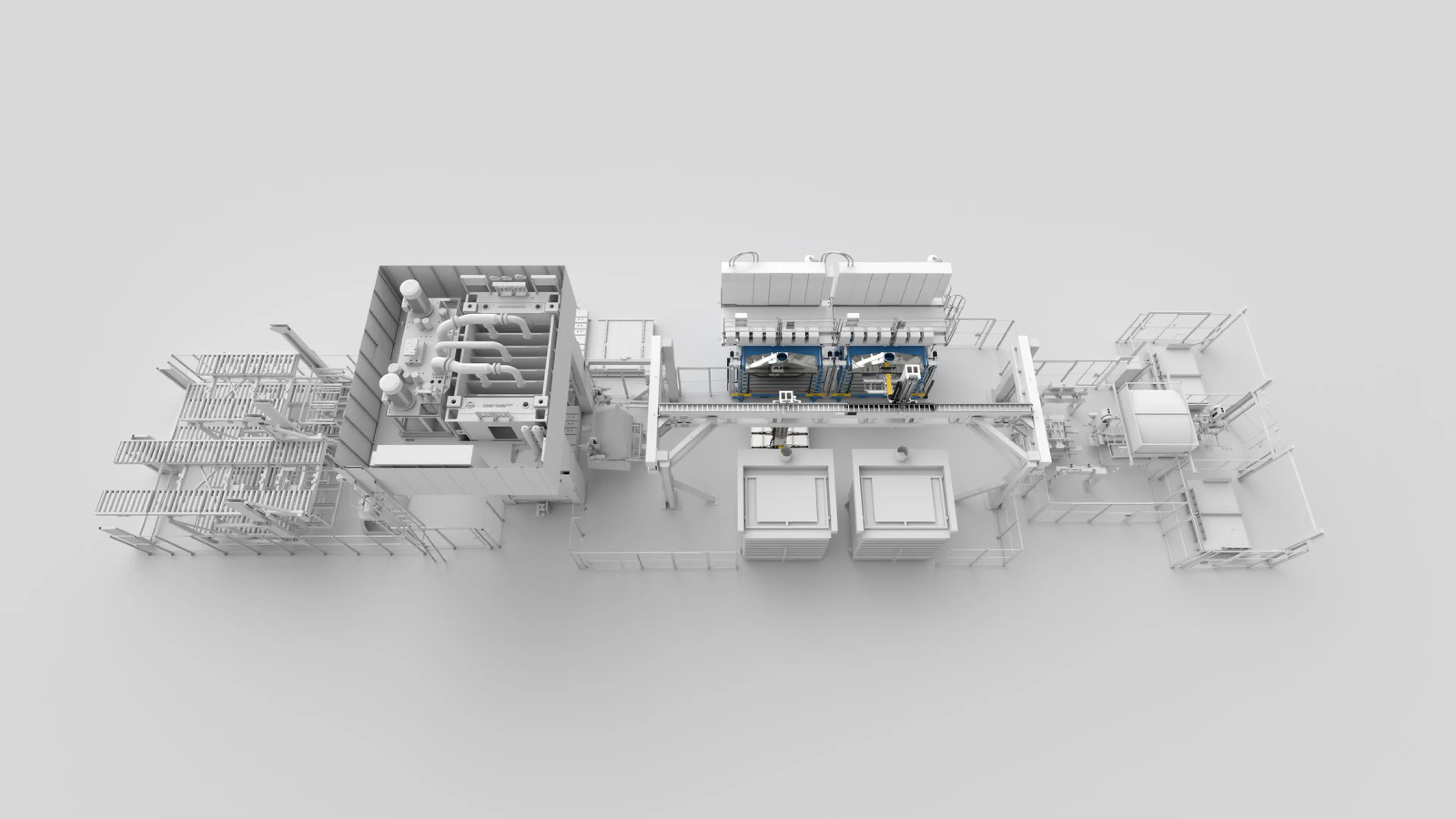 AP&T press-hardening line on a factory floor: volvo cars invests furnaces, photo 2.