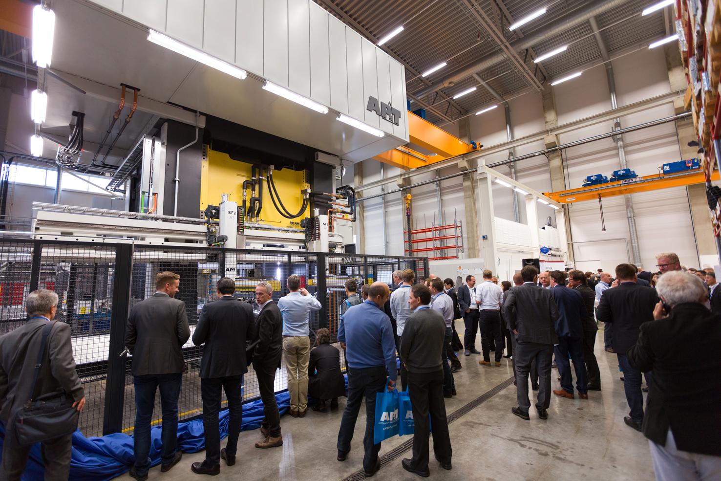 The new servo hydraulic press was presented to customers and other stakeholders for the first time at an event in Ulricehamn, Sweden on October 4 and 5. 