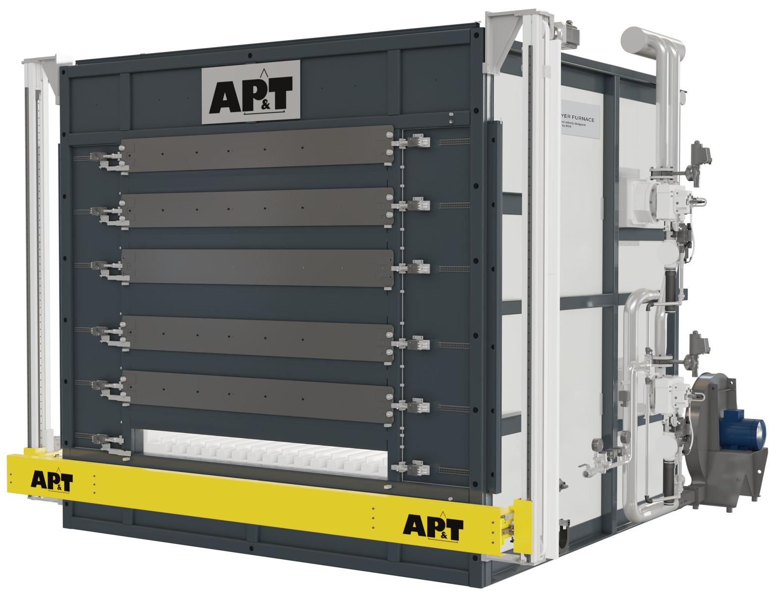 Der energieeffiziente elektrische Multi-Layer Furnace von AP&T ist in unterschiedlichen Ausführungen zum Presshärten von Stahl und Warmumformen von Aluminium erhältlich.